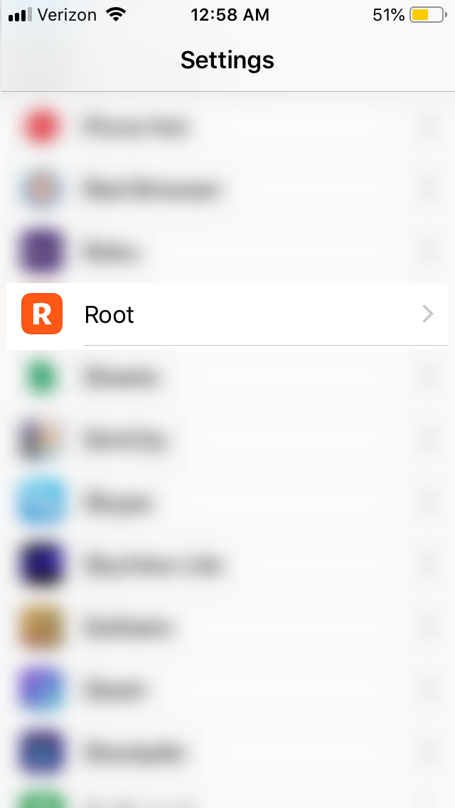locate Root app